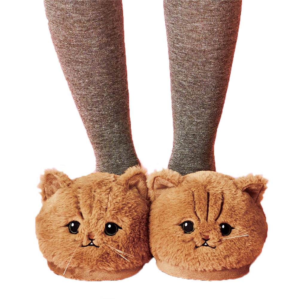 Cat Plush Slippers