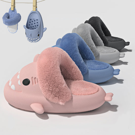 Shark Plush Slippers