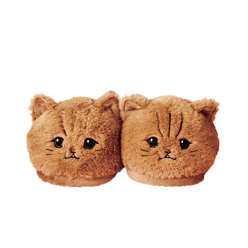 Cat Plush Slippers